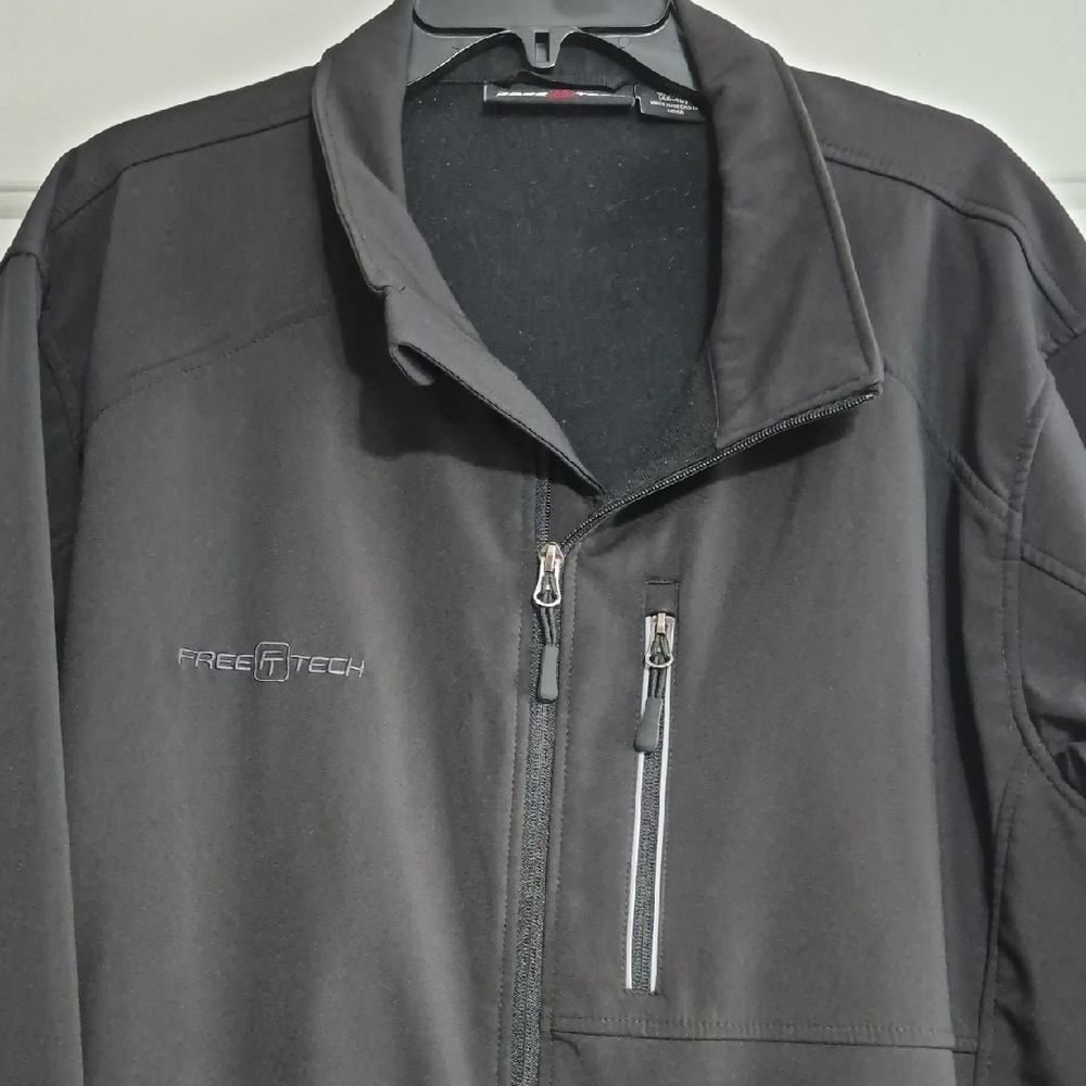 Free Tech Jacket Sport Outdoors Hiking Camping Boating Water Wind Black Mens XL
